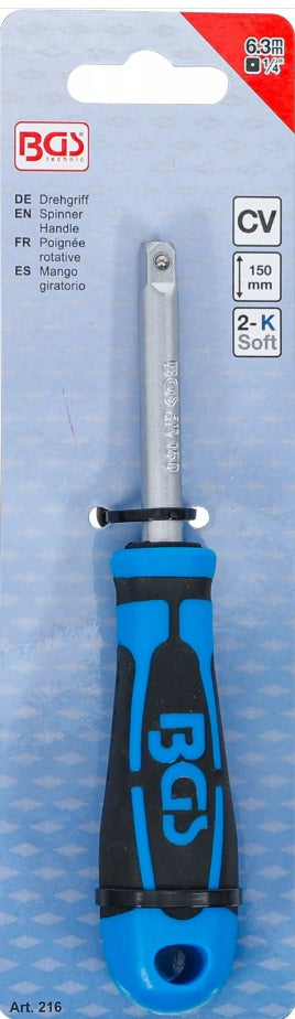 Rankena galvutei | išorinis kvadratas 6.3 mm (1/4") | 150 mm (216)