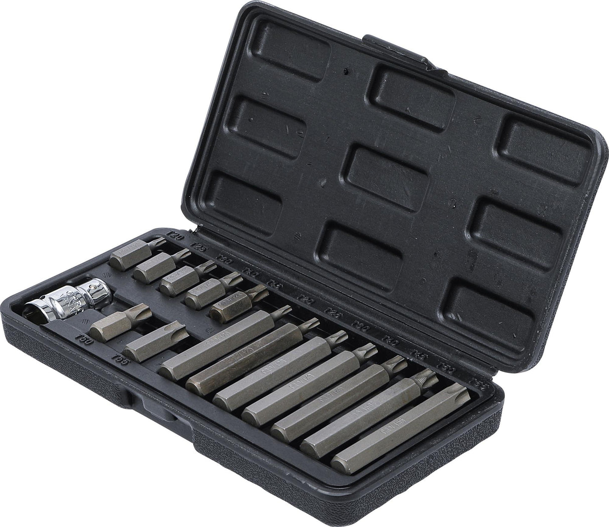 Antgalių rinkinys | trumpas / ilgas | 10 mm (3/8") storio | T-Star (Torx) | 15 vnt. (5040)