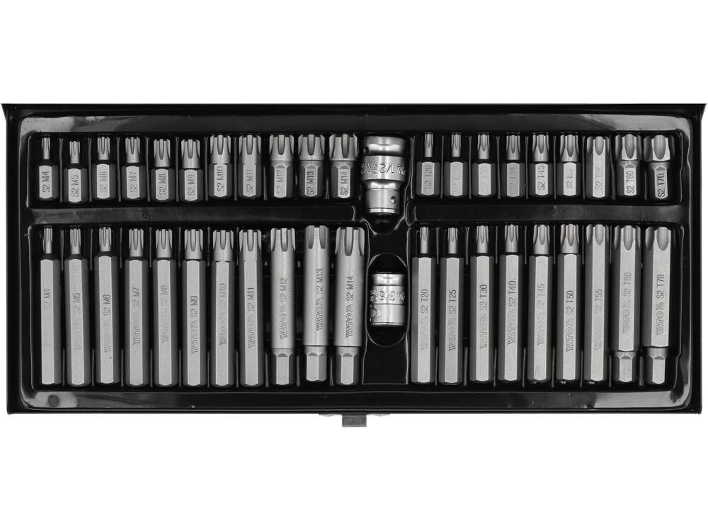 Набор бит | Ribe / T-Star (Torx) с отверстием | 42 шт.