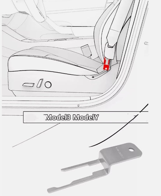 SEAT BELT RELEASE TOOL | TESLA MODEL 3 (TR3B)