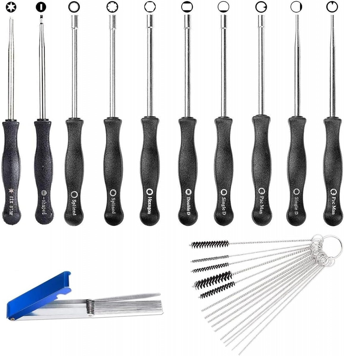 PRECISION CLEANING AND TURNING TOOL SET | FOR CARBURETOR ETC. (CTA12C)