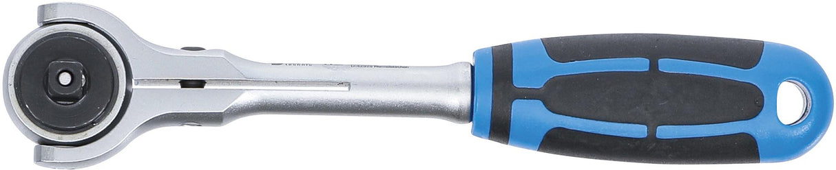 Terkšlinis raktas šarnyrinis 180° | smulkūs dantukai | 6.3 mm (1/4") (112)