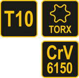 L tipo atsuktuvas su rankena | T-Star (Torx) | T10 (56630)