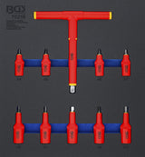 Вкладыш 2/3: VDE набор изолированных бит | 10 mm (3/8") / 12,5 mm (1/2") шестигранник 4 - 10 mm | 10 шт.