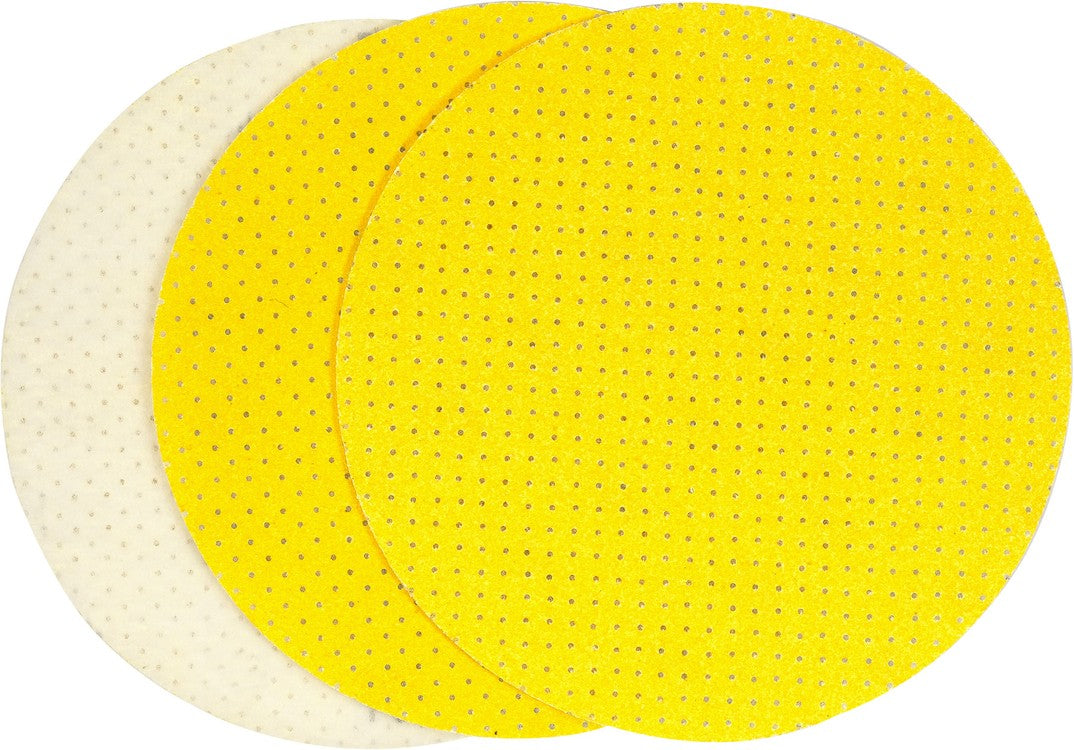 Perforuotas šlifavimo diskas su Velcro | P80 | 225mm | 3 vnt. (YT-846013)
