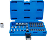 Antgalių ir galvučių rinkinys | E-Type / T-Star (Torx) | 30 vnt. (5025)