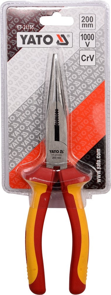 Replės aukštos įtampos laidams tiesios 200mm, VDE 1000V (YT-21155)