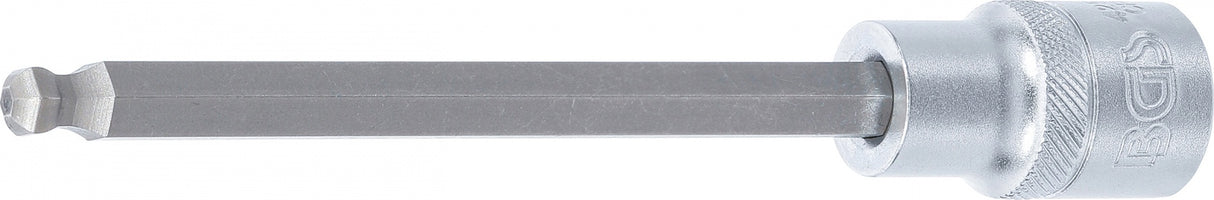 Antgalis įpresuotas į galvutę | ilgis 140 mm | 12,5 mm (1/2") | šešiakampis su šarnyru 7 mm (4258-7)