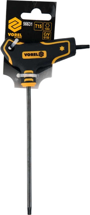 L tipo atsuktuvas su rankena | T-Star (Torx) | T15 (56631)