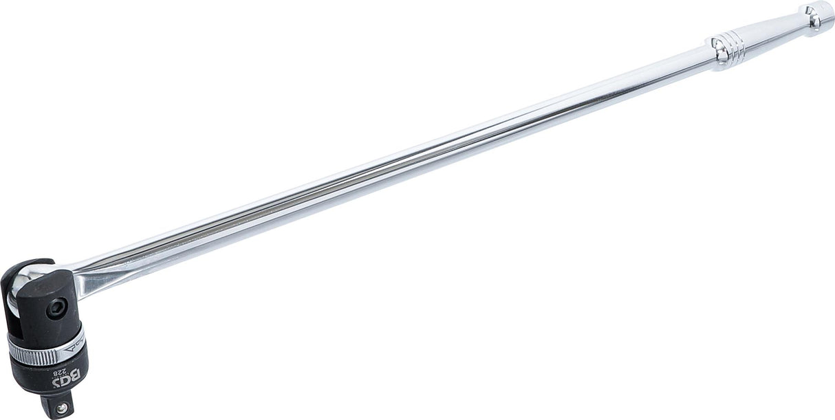 FLEXIBLE HANDLE WITH REVERSIBLE RATCHET | EXTERNAL SQUARE 12.5 MM (1/2"), 620 MM (228)