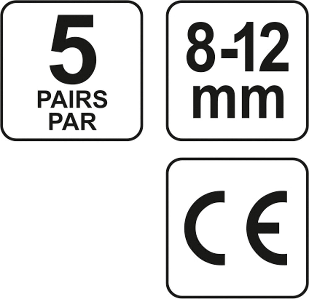 Ausų kamšteliai silikoniniai 22dB (5 poros) (YT-7455)