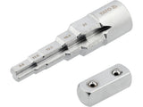 Raktas pakopinis | su adapteriu | 9.6 / 11.6 / 12.7 / 16.4 / 21 mm (YT-03319)