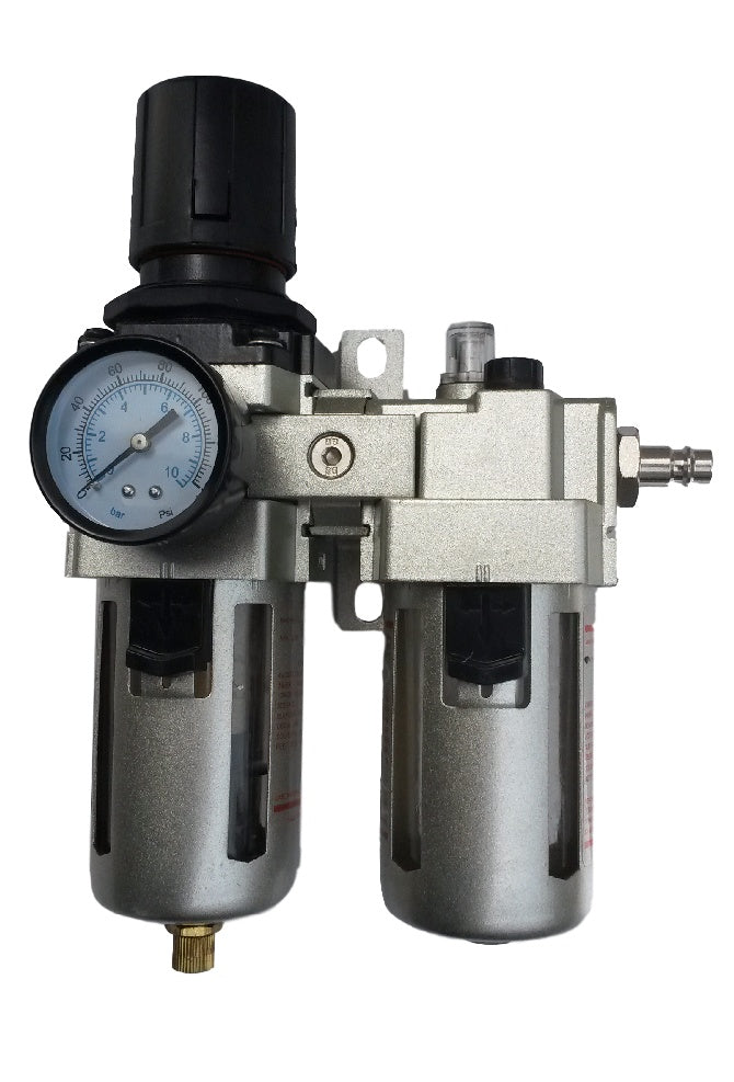Drėgmės surinkėjas ,reguliatorius su manometru ir tepaline 1/2"  (LG-14)