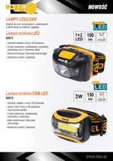 Налобный фонарь | COB LED 3W