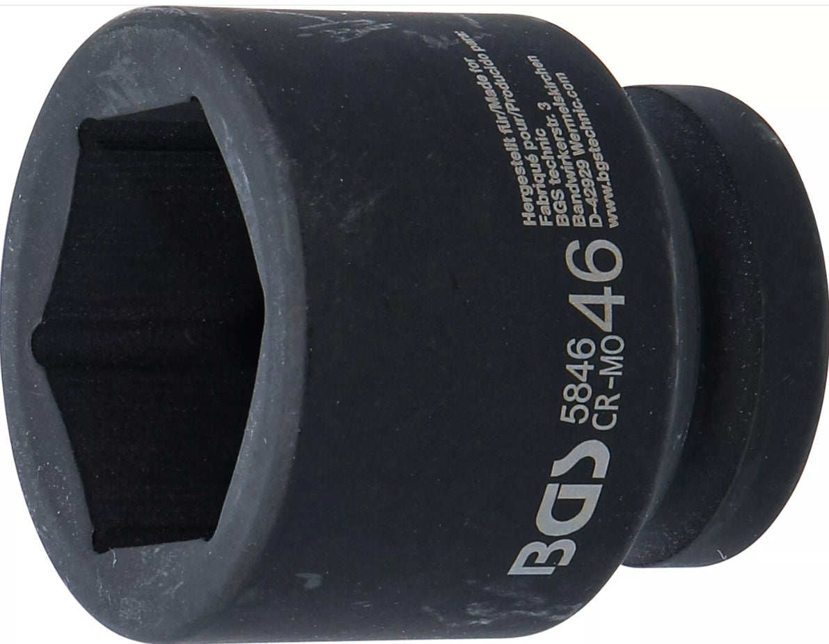 Smūginė galvutė šešiakampė | 25 mm (1") | 46 mm (5846)