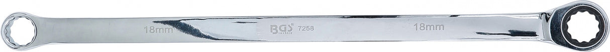 Terkšlinis žiedinis dvipusis veržliaraktis | ilgas tipas | 18 mm (7258)