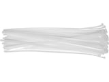 Стяжки нейлоновые белые | 7,6X400 mm | 50 шт.