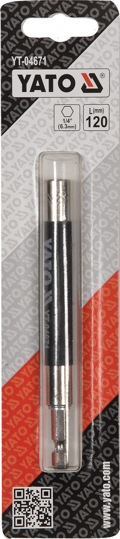 Antgalių laikiklis magnetinis 1/4", 120 mm (YT-04671)