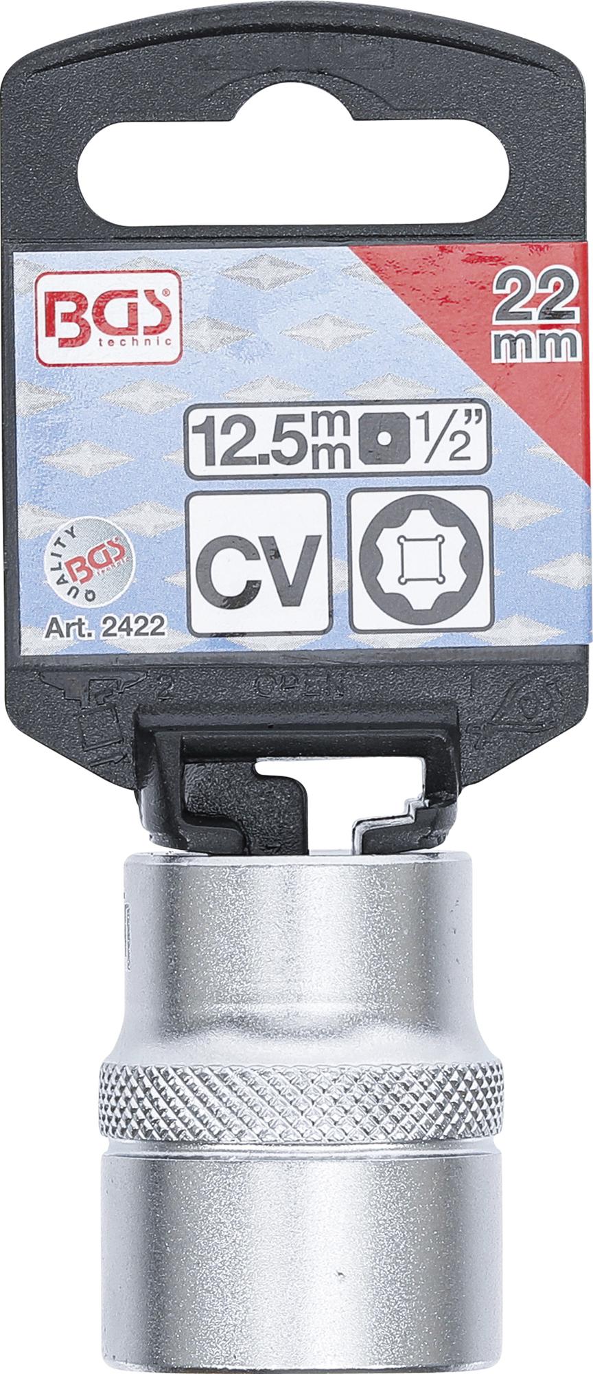 Головка шестигранная | Super Lock | 12.5 mm (1/2") | 22 mm
