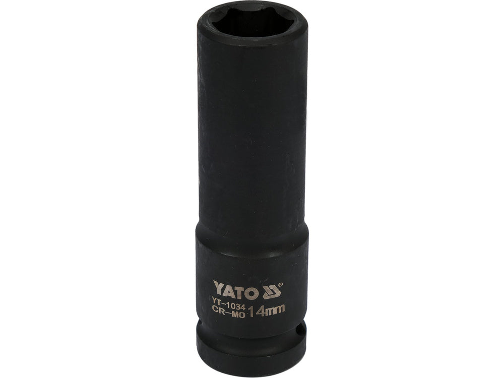 Galvutė smūginė šešiakampė ilga | 12,5 mm (1/2") | 14 mm (YT-1034)