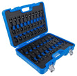 Smūginių antgalių 1/2" rinkinys | Hex, Torx, Spline | 56 vnt (7298)