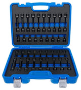 Smūginių antgalių 1/2" rinkinys | Hex, Torx, Spline | 56 vnt (7298)