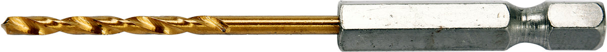 Сверло по металлу с хвостовиком Hex 6.3 mm (1/4") HSS-TiN | 2.5 mm