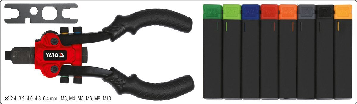 HAND RIVETER 3 IN 1 (YT-36091)