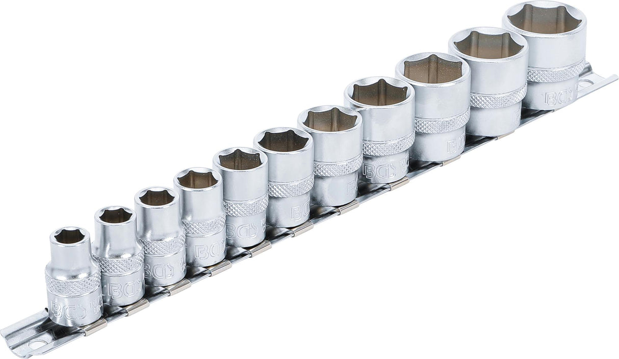 Набор головок, шестигранные | 10 mm (3/8") | 5/16" - 7/8" | 11 шт.
