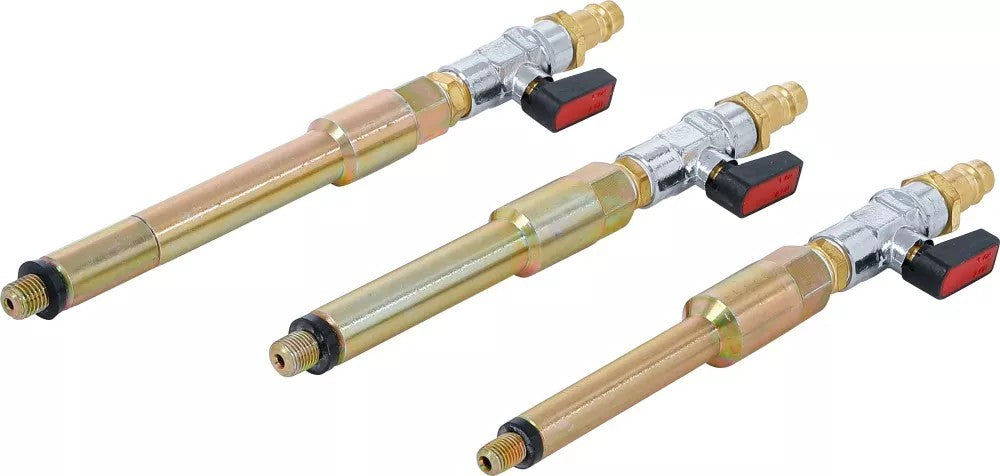 Pneumatinių adapterių rinkinys kaitinimo žvakių lizdams | M8 x 1.0, M10x1.0, M10x1.25 | 3 vnt. (9519)