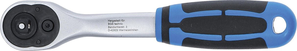 Rankena galvutėms terkšlinė | smulkūs dantukai | 6.3 mm (1/4") (318)
