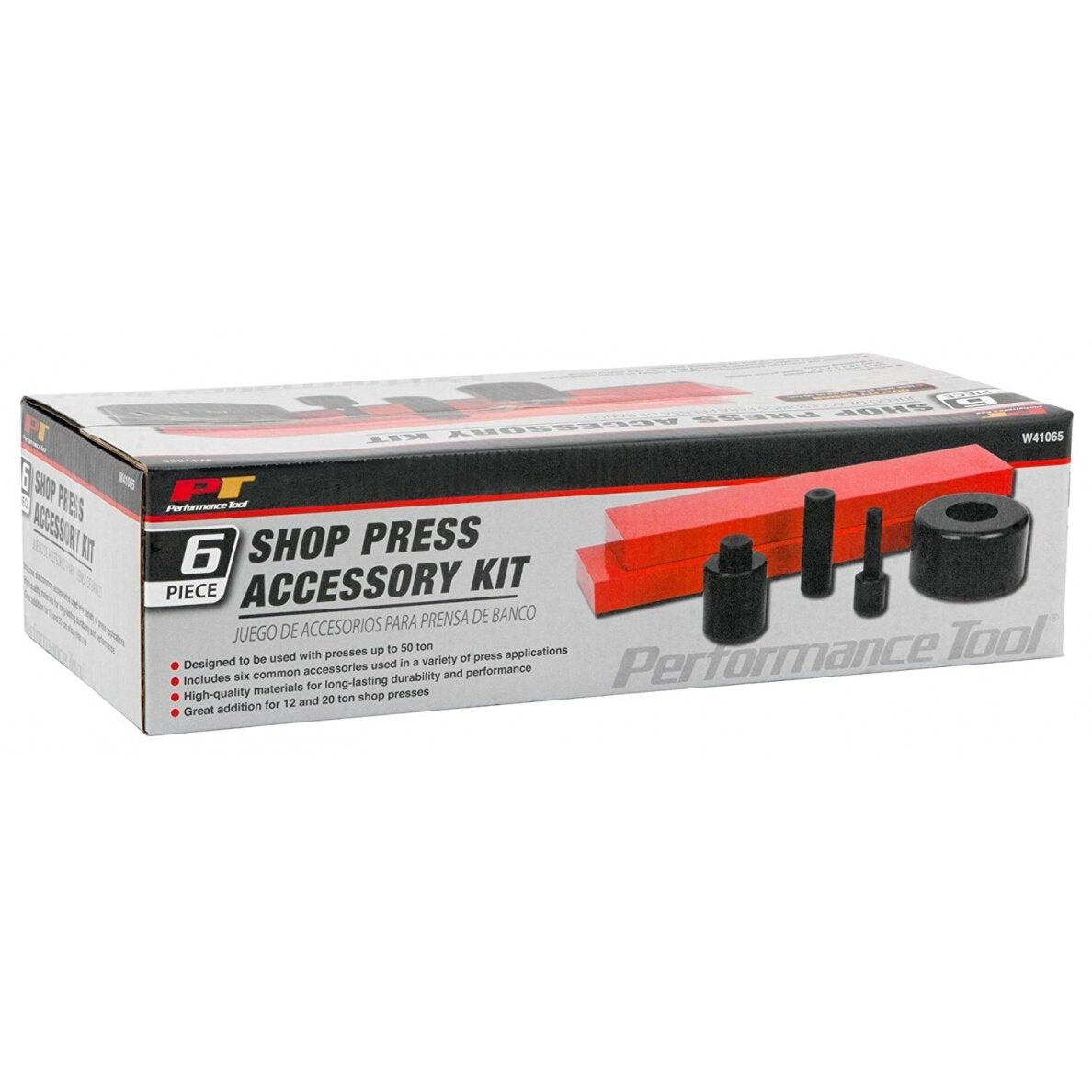 HYDRAULIC PRESS ACCESSORY SET | UP TO 50 T | 6 PCS. (W41065)