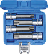 Įpresuotų antgalių rinkinys | 12,5 mm (1/2") | MAXI, T-Star su skyle (Torx) | 4 vnt. (5103)