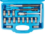 DIESEL INJECTOR SEAT REAMERS | 17 PCS. (DSC17)