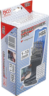 Набор сверл | HSS | Ø 1 - 13 mm | 25 шт.