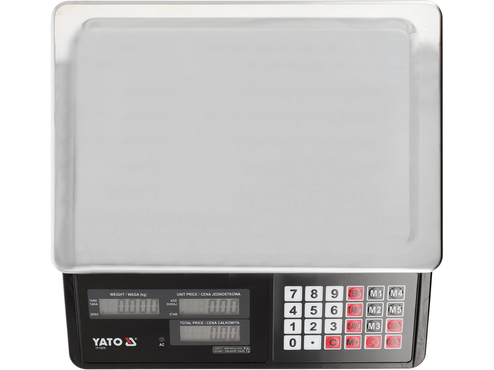 Elektroninės svarstyklės 40 kg/5g paklaida (YT-73270)