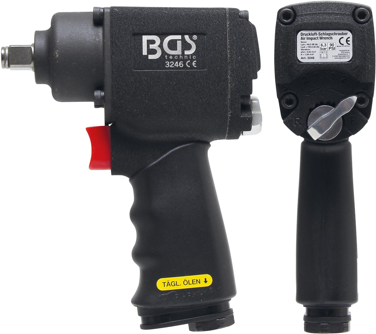 PNEUMATIC IMPACT WRENCH | 12.5 MM (1/2") | 610 NM (3246)