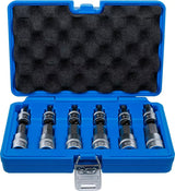 Įpresuotų antgalių rinkinys | 12,5 mm (1/2") | Hex šešiakampis | 12 vnt. (5052)