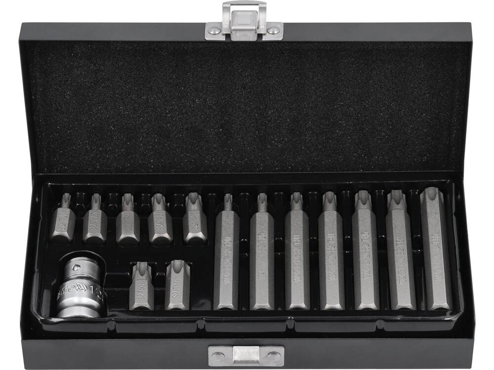 Antgalių rinkinys | T-Star (Torx) | 15 vnt. (YT-0411)