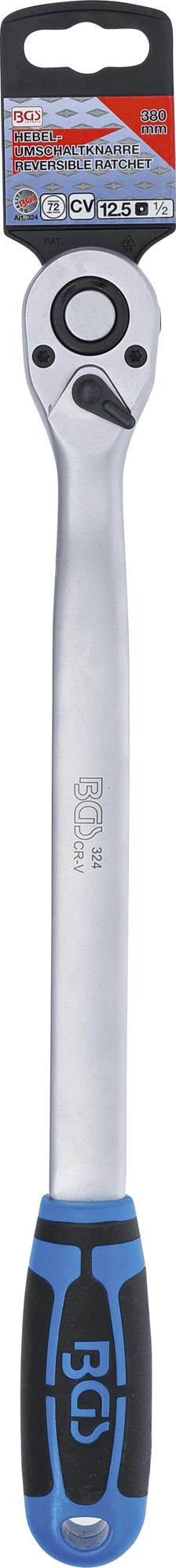 Terkšlė lenkta | smulkūs dantukai | ilgas tipas | 12,5 mm (1/2") | 380 mm (324)