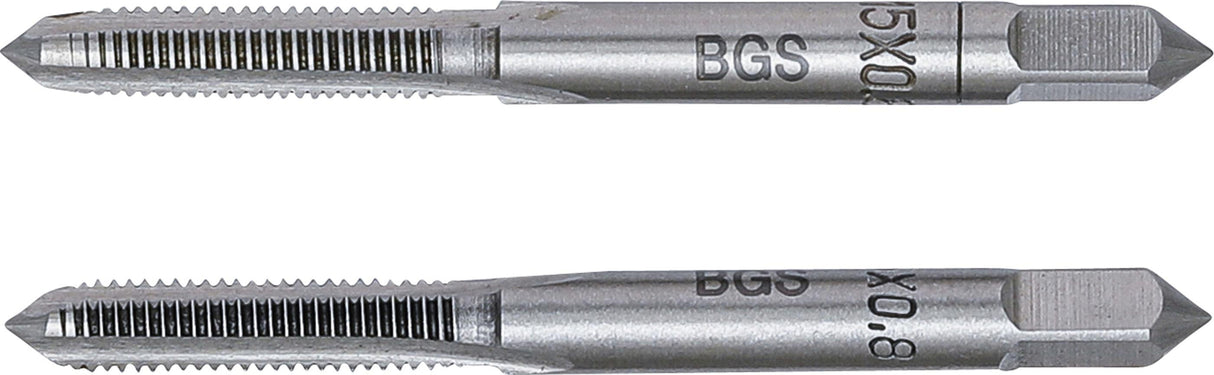 Sriegikliai | pirmas ir galutinis sriegimas | M5 x 0.8 | 2 vnt. (M5X0.8-B)