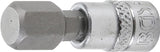Antgalis įpresuotas į galvutę | 6,3 mm (1/4") | hex šešiakampis 10 mm (2161-10)