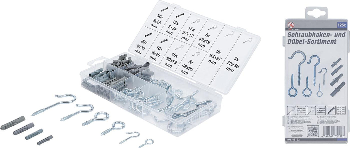 HOOK AND PLUG ASSORTMENT | 125 PCS. (88192)