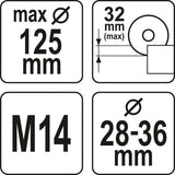 DUST  GUARD FOR CUTTING 125MM (YT-82992)