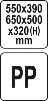 Dėžė montuojama į dirvožemį 14" (88784)