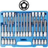 Набор бит | 12,5 mm (1/2") | TP-Star с отверстием (Torx Plus) TP20 - TP70 | 32 шт.