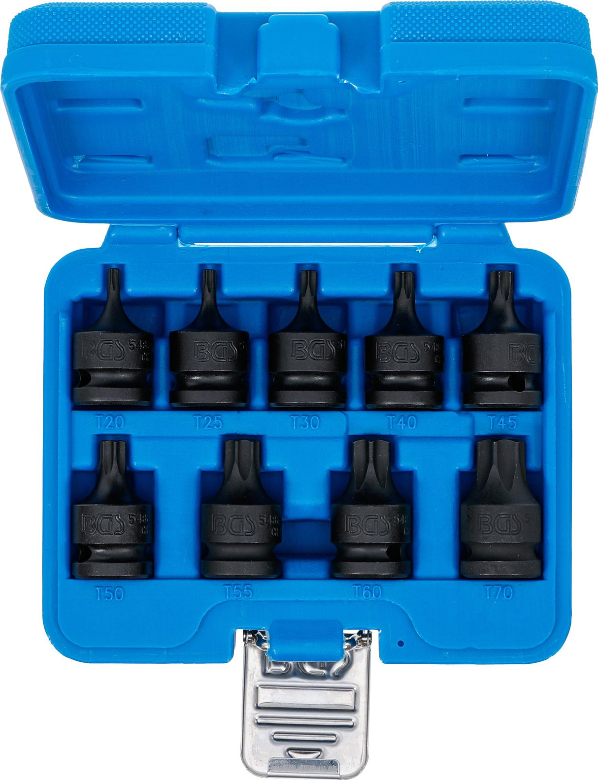 Набор ударных бит | 12,5 mm (1/2") | T-Star (Torx) T20 - T70 | 9 шт.