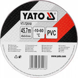 Atspindinti šviesą raudona/balta neslystanti PVC juosta laiptams ir praėjimams | 49 mm x 45.7 m (YT-72510)