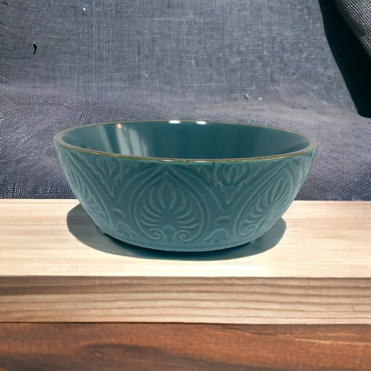 BOWL SALSA | GREEN | GLOSSY | CERAMIC | Ø15.5CM | H7CM (69988)