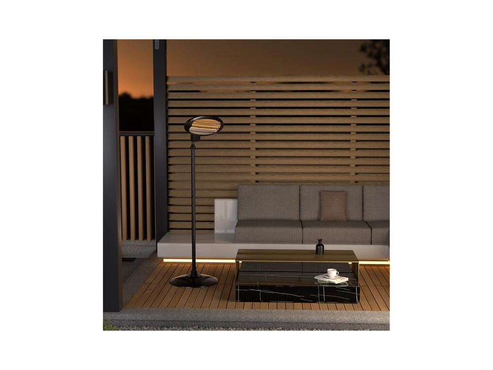 Infraraudonųjų spindulių šildytuvas | mobilus | 2000W (68792)